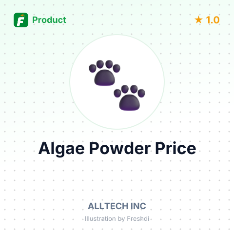 Algae Powder for Animal Feed Production – summary card, no photo uploaded yet