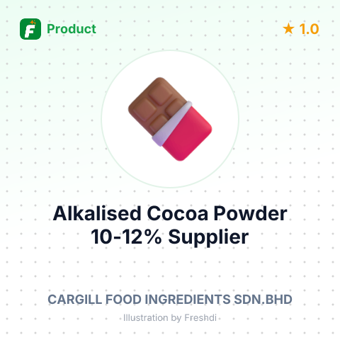 Alkalised Cocoa Powder 10-12% – summary card, no photo uploaded yet