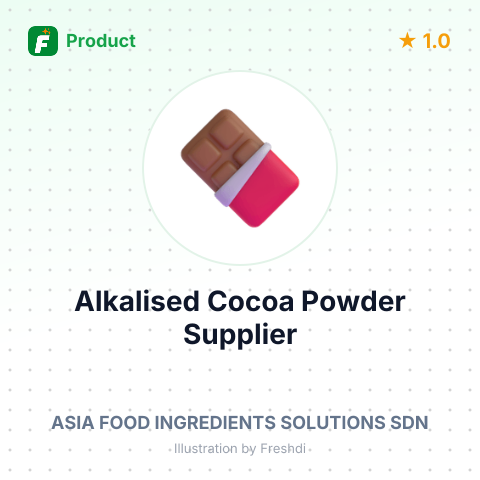 Alkalised Cocoa Powder (Brown) – summary card, no photo uploaded yet