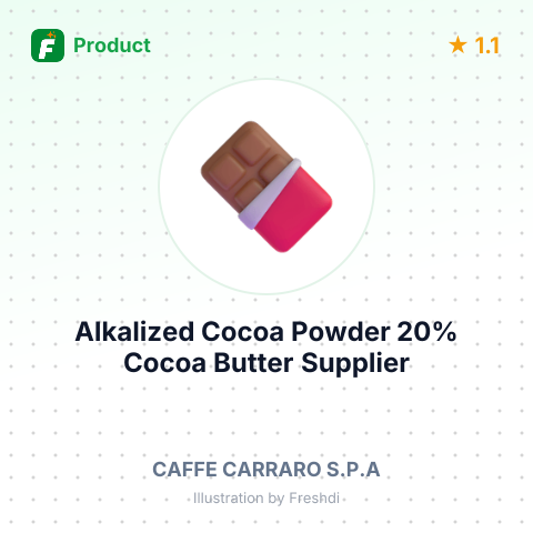 Alkalized Cocoa Powder 20% Cocoa Butter – summary card, no photo uploaded yet