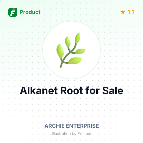 Alkanet Root – summary card, no photo uploaded yet