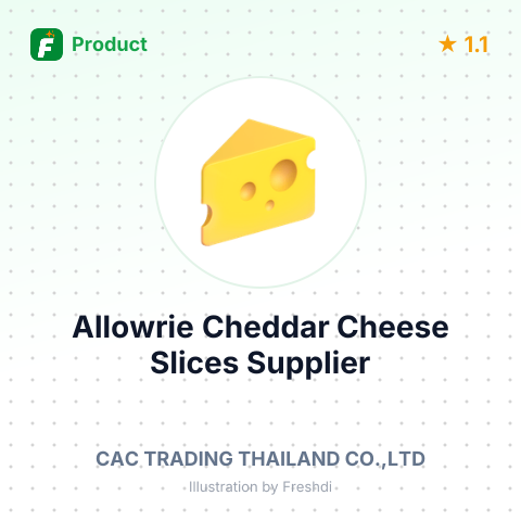 Allowrie Cheddar Cheese Slices – summary card, no photo uploaded yet