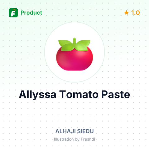 Allyssa Tomato Paste – summary card, no photo uploaded yet