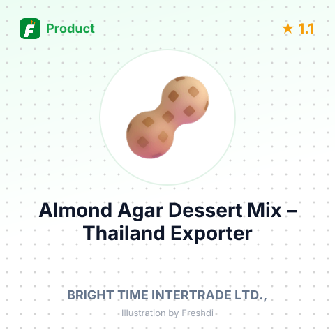 Almond Agar Dessert Mix – summary card, no photo uploaded yet