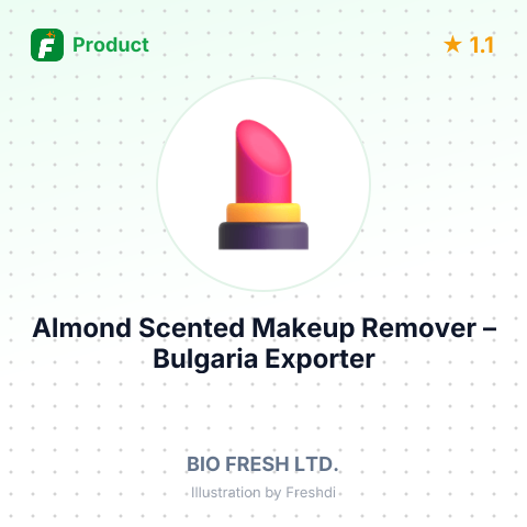 Almond Scented Makeup Remover – summary card, no photo uploaded yet
