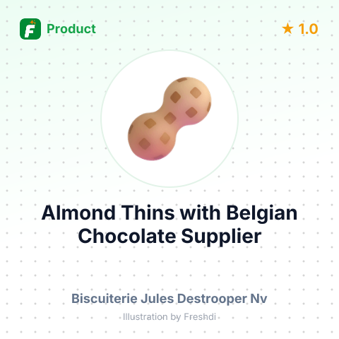 Almond Thins with Belgian Chocolate – summary card, no photo uploaded yet