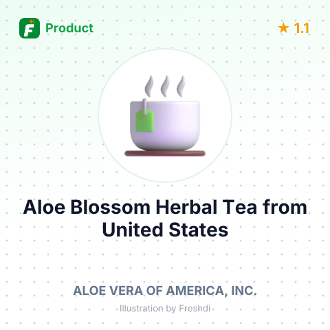 Aloe Blossom Herbal Tea – summary card, no photo uploaded yet