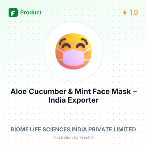 Aloe, Cucumber & Mint Face Mask – summary card, no photo uploaded yet