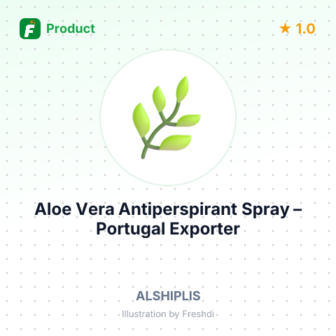 Aloe Vera Antiperspirant Spray – summary card, no photo uploaded yet
