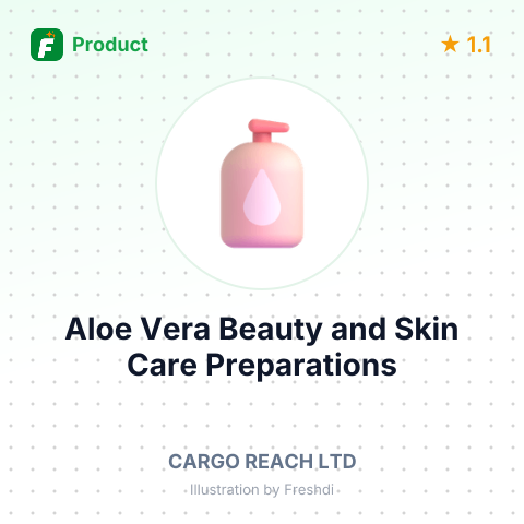 Aloe Vera Beauty and Skin Care Preparations – summary card, no photo uploaded yet
