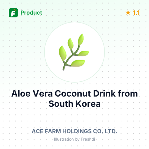 Aloe Vera Coconut Drink – summary card, no photo uploaded yet