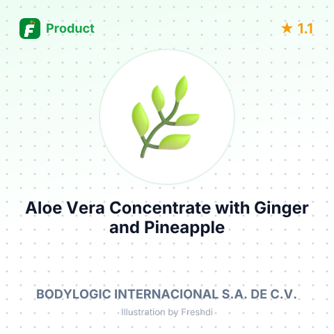 Aloe Vera Concentrate with Ginger and Pineapple Flavor – summary card, no photo uploaded yet