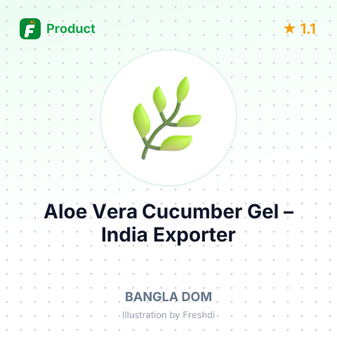 Aloe Vera Cucumber Gel – summary card, no photo uploaded yet