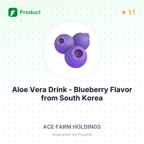 Aloe Vera Drink - Blueberry Flavor – summary card, no photo uploaded yet