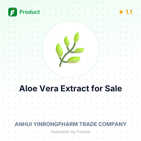 Aloe Vera Extract – summary card, no photo uploaded yet