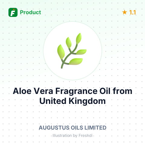 Aloe Vera Fragrance Oil – summary card, no photo uploaded yet
