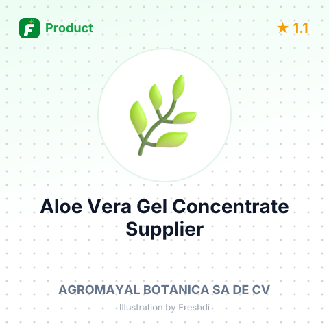 Aloe Vera Gel Concentrate – summary card, no photo uploaded yet