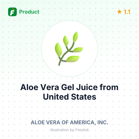 Aloe Vera Gel Juice – summary card, no photo uploaded yet