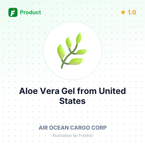 Aloe Vera Gel – summary card, no photo uploaded yet