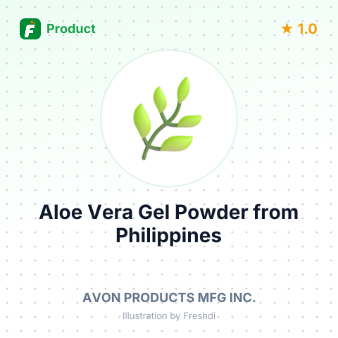 Aloe Vera Gel Powder – summary card, no photo uploaded yet