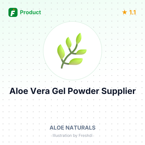 Aloe Vera Gel Powder – summary card, no photo uploaded yet