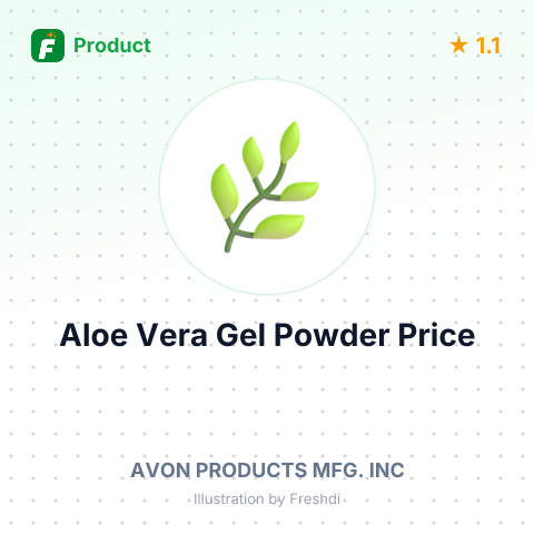 Aloe Vera Gel Powder – summary card, no photo uploaded yet