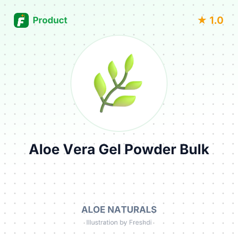 Aloe Vera Gel Powder – summary card, no photo uploaded yet