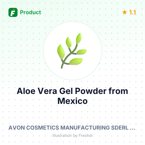 Aloe Vera Gel Powder – summary card, no photo uploaded yet