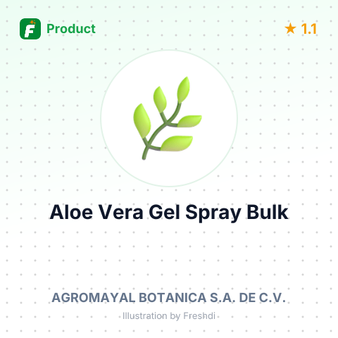 Aloe Vera Gel Spray – summary card, no photo uploaded yet