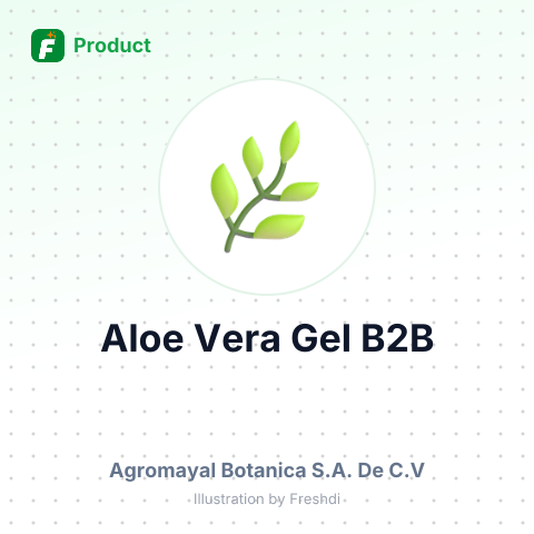 Aloe Vera Gel in IBC Container – summary card, no photo uploaded yet
