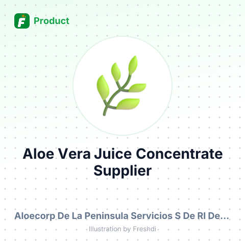 Aloe Vera Juice Concentrate – summary card, no photo uploaded yet