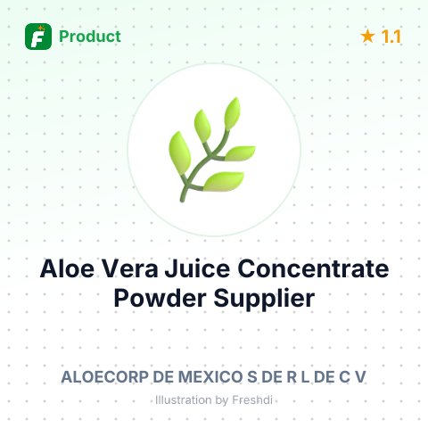 Aloe Vera Juice Concentrate Powder – summary card, no photo uploaded yet