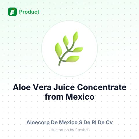 Aloe Vera Juice Concentrate – summary card, no photo uploaded yet