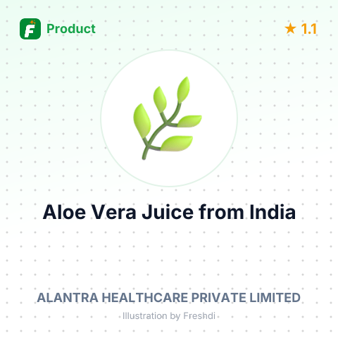 Aloe Vera Juice – summary card, no photo uploaded yet