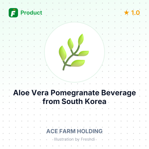 Aloe Vera Pomegranate Beverage – summary card, no photo uploaded yet