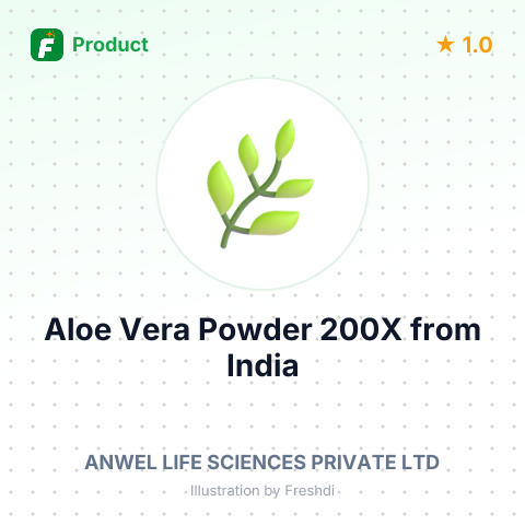 Aloe Vera Powder 200X – summary card, no photo uploaded yet