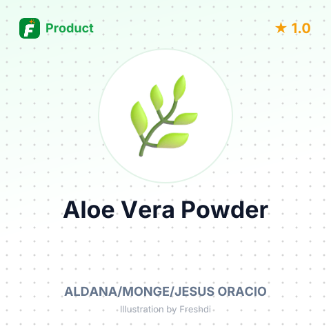 Aloe Vera Powder – summary card, no photo uploaded yet