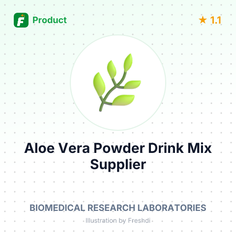 Aloe Vera Powder Drink Mix – summary card, no photo uploaded yet
