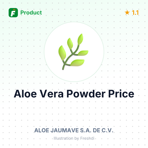 Aloe Vera Powder – summary card, no photo uploaded yet