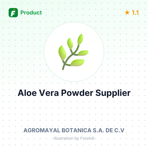 Aloe Vera Powder – summary card, no photo uploaded yet