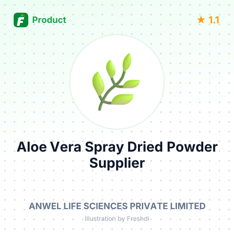 Aloe Vera Spray Dried Powder – summary card, no photo uploaded yet