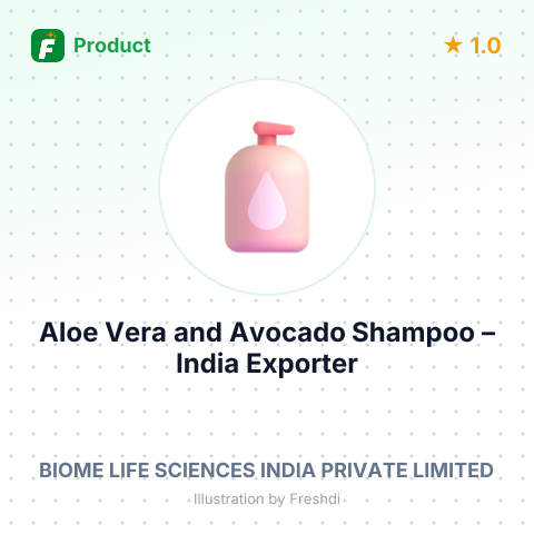 Aloe Vera and Avocado Shampoo – summary card, no photo uploaded yet