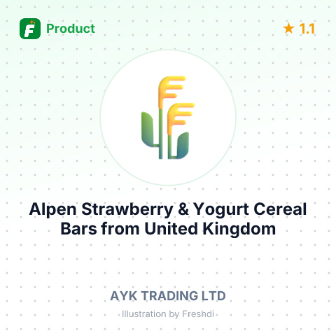 Alpen Strawberry & Yogurt Cereal Bars – summary card, no photo uploaded yet