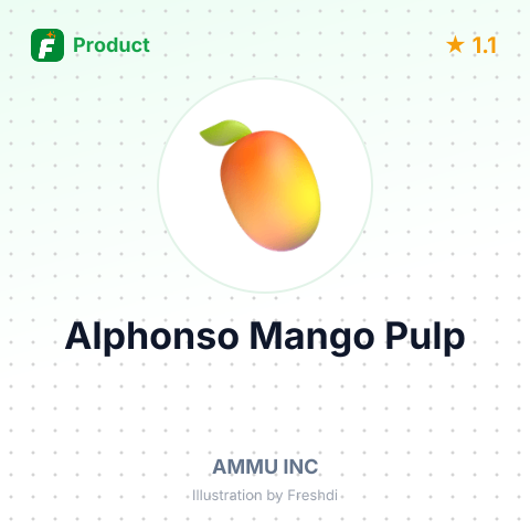 Alphonso Mango Pulp – summary card, no photo uploaded yet