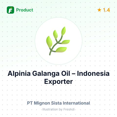 Alpinia Galanga Oil – summary card, no photo uploaded yet