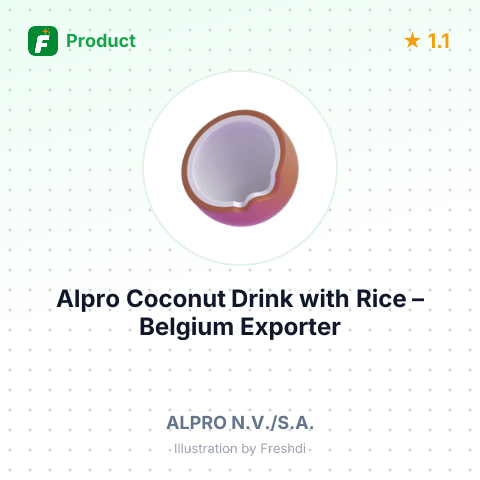 Alpro Coconut Drink with Rice (Original) – summary card, no photo uploaded yet
