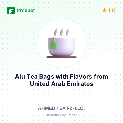 Alu Tea Bags with Flavors – summary card, no photo uploaded yet