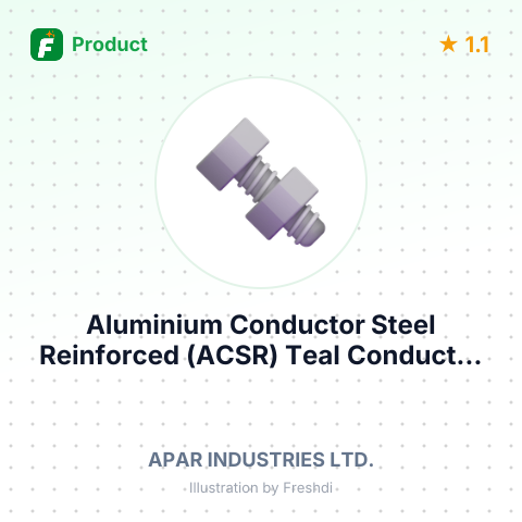Aluminium Conductor Steel Reinforced (ACSR) Teal Conductor – summary card, no photo uploaded yet