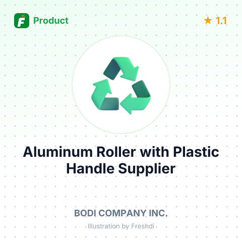 Aluminum Roller with Plastic Handle – summary card, no photo uploaded yet