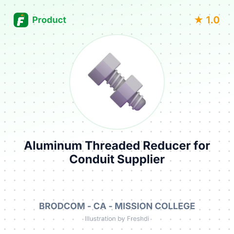 Aluminum Threaded Reducer for Conduit – summary card, no photo uploaded yet